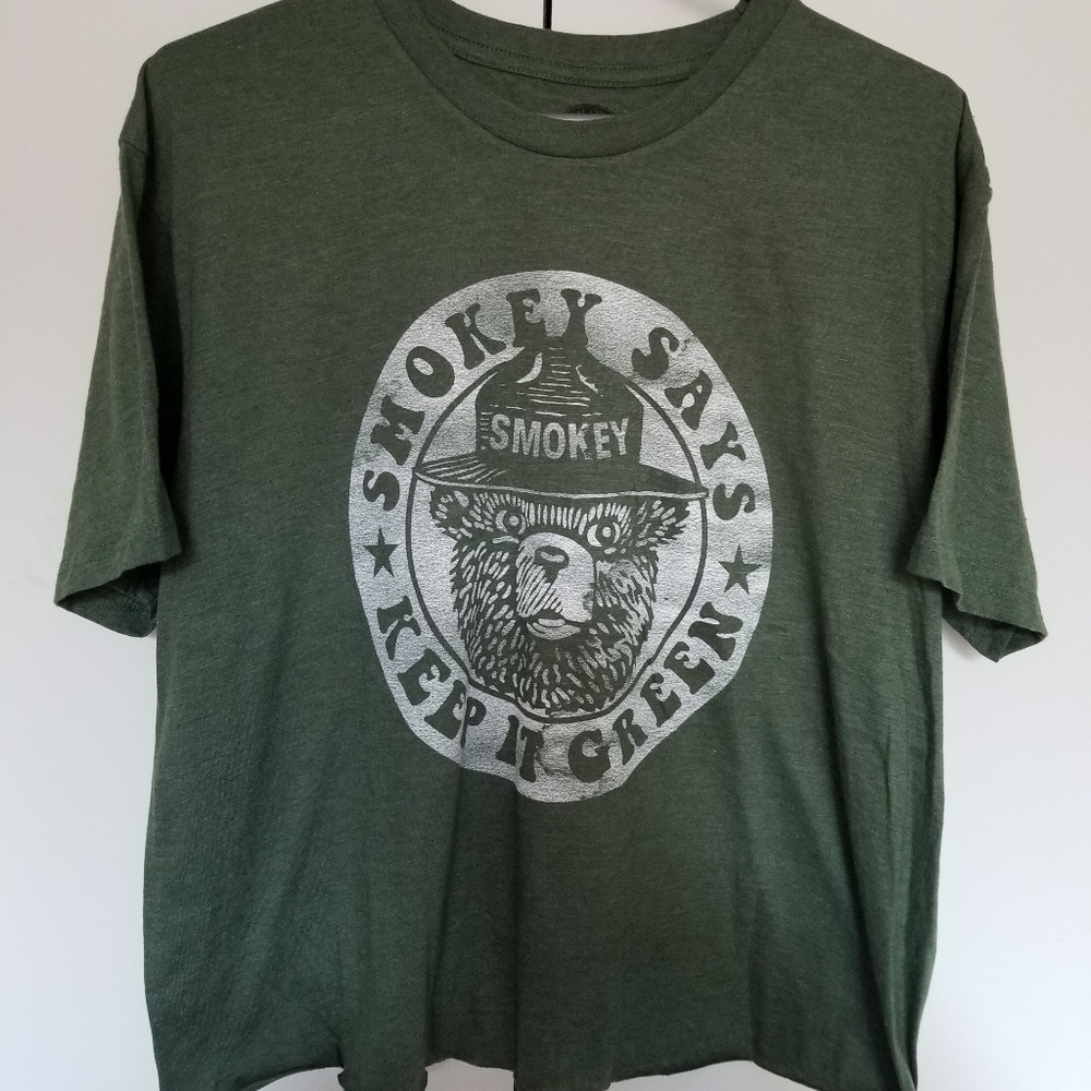 Smokey The Bear Keep It Green Graphic Tee